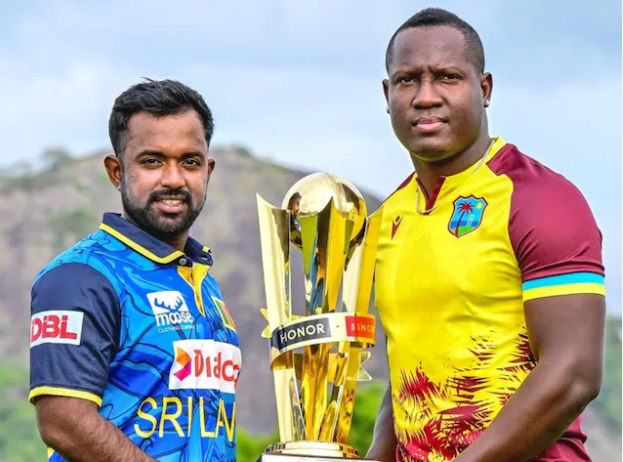 WI-SL-1st-T20-T20I-Series-2024-Brandon-King-Evin-Lewis-drive-West-Indies-to-victory